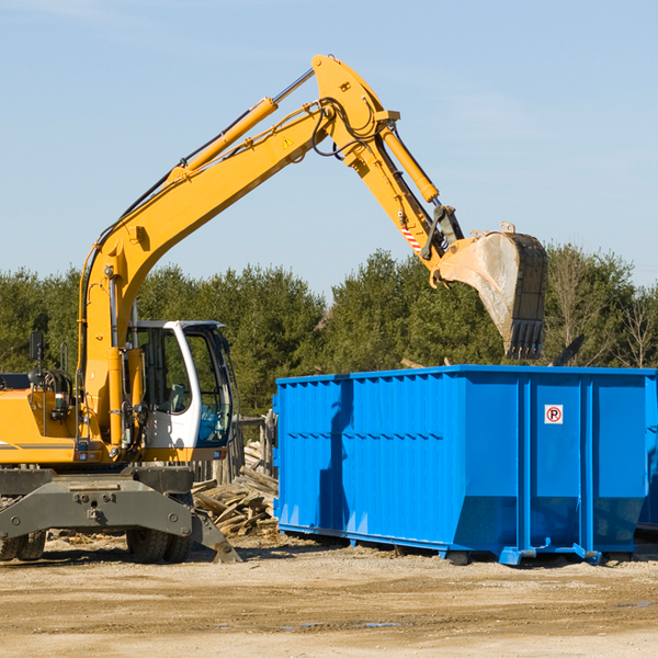 what happens if the residential dumpster is damaged or stolen during rental in Doe Run